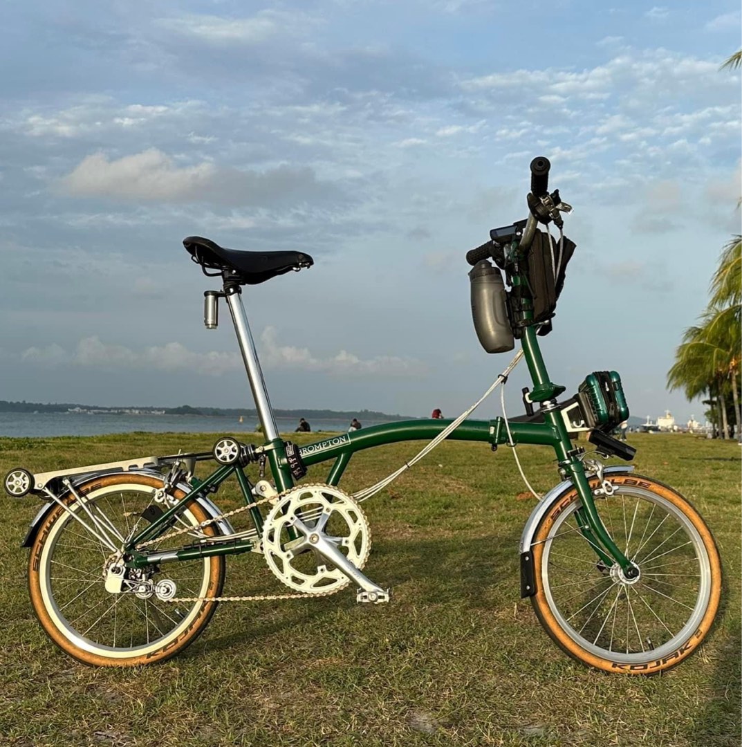 M9R Racing Green Brompton Sports Equipment Bicycles Parts Bicycles on Carousell