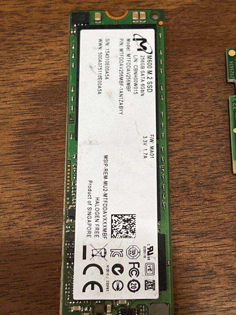 Micron m600 mtfddav256mbf hotsell