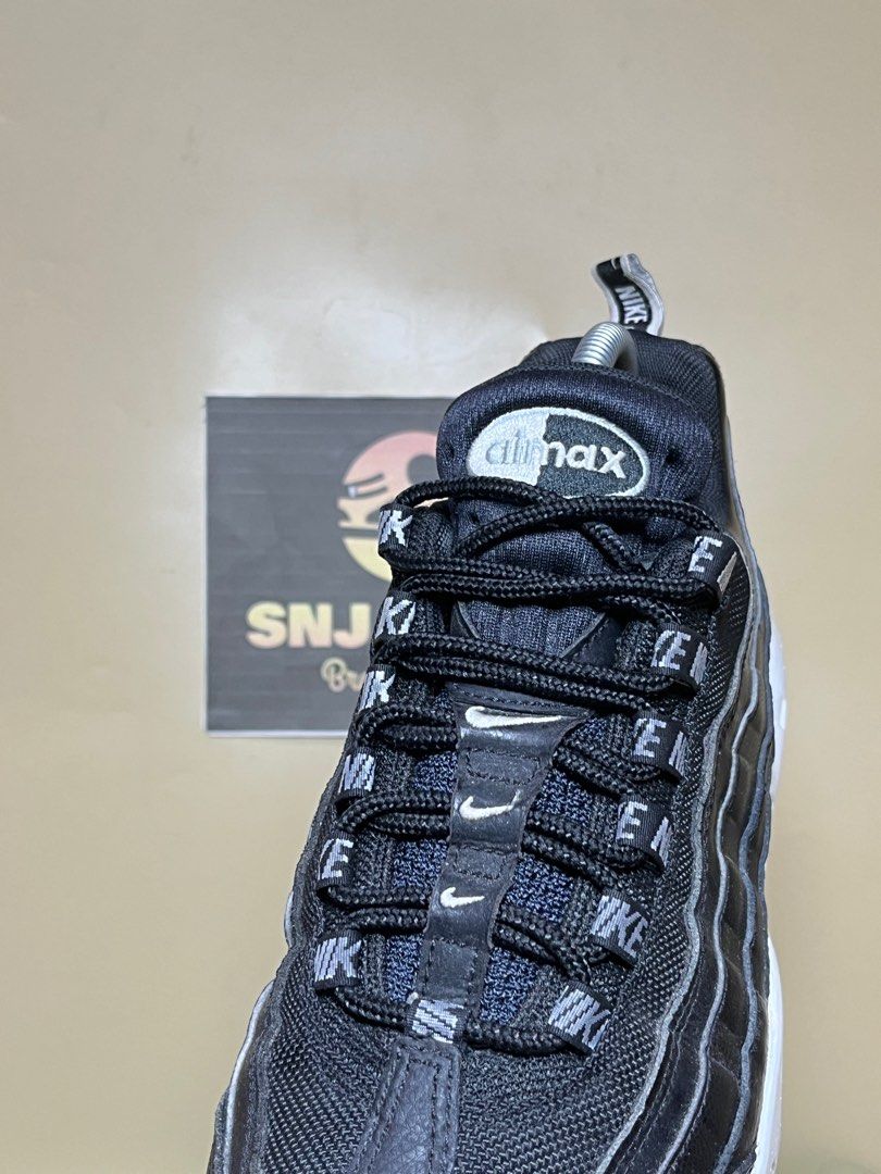 nike air max 95 overbranding black