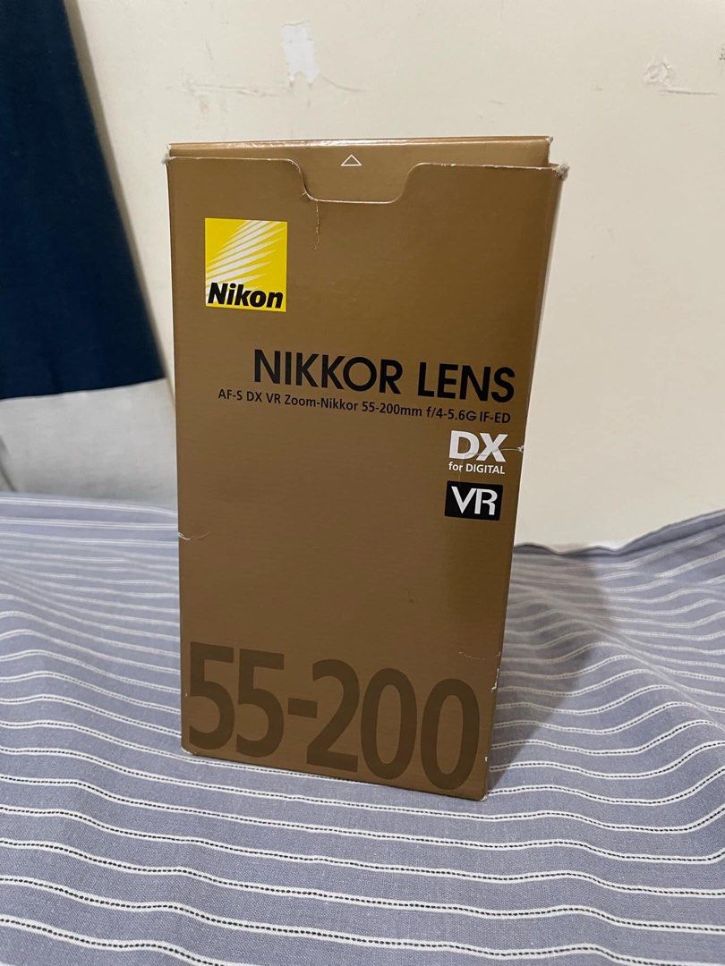 Nikon Lens 55-200mm (Category: Cameras) located in San Pedro. Submitted by anilovvv (Listing ID 1319574542, Image 3). Description: Nikon Camera Lens Nikkor Lens AF-S DX VR Zoom-Nikkor 55-200mm f/4-5.6G IF-ED Never been used Sealed pa yung ibang accessories Slightly negotiable ₱12,000 rfs: decluttering Shipping Meet up Loc: San Pedro, Laguna .