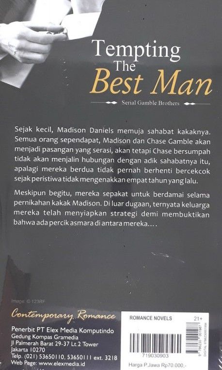 [NOVEL CR] Tempting The Best Man by J.Lynn Serial Gamble Brothers, Buku