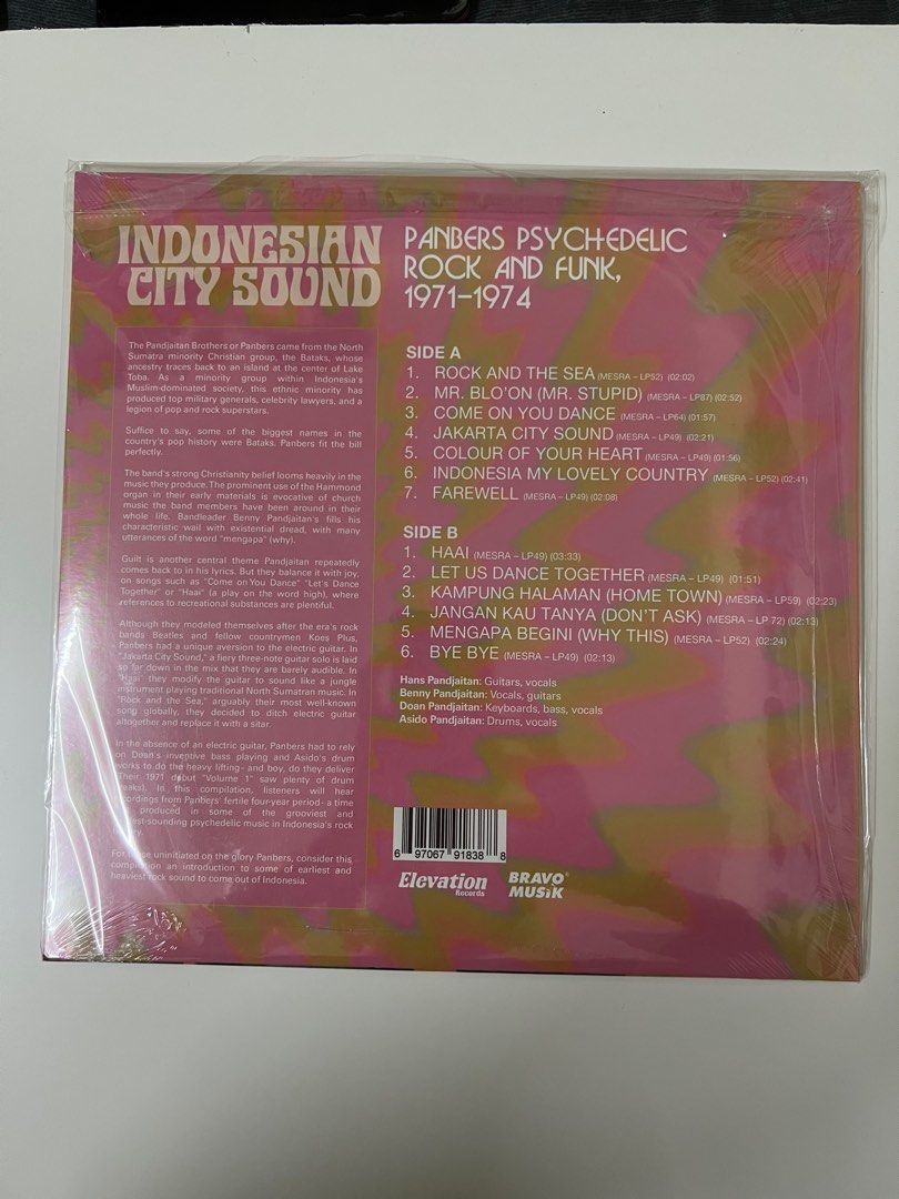 Panber's – Indonesian City Sound Panbers Psychedelic Rock and Funk