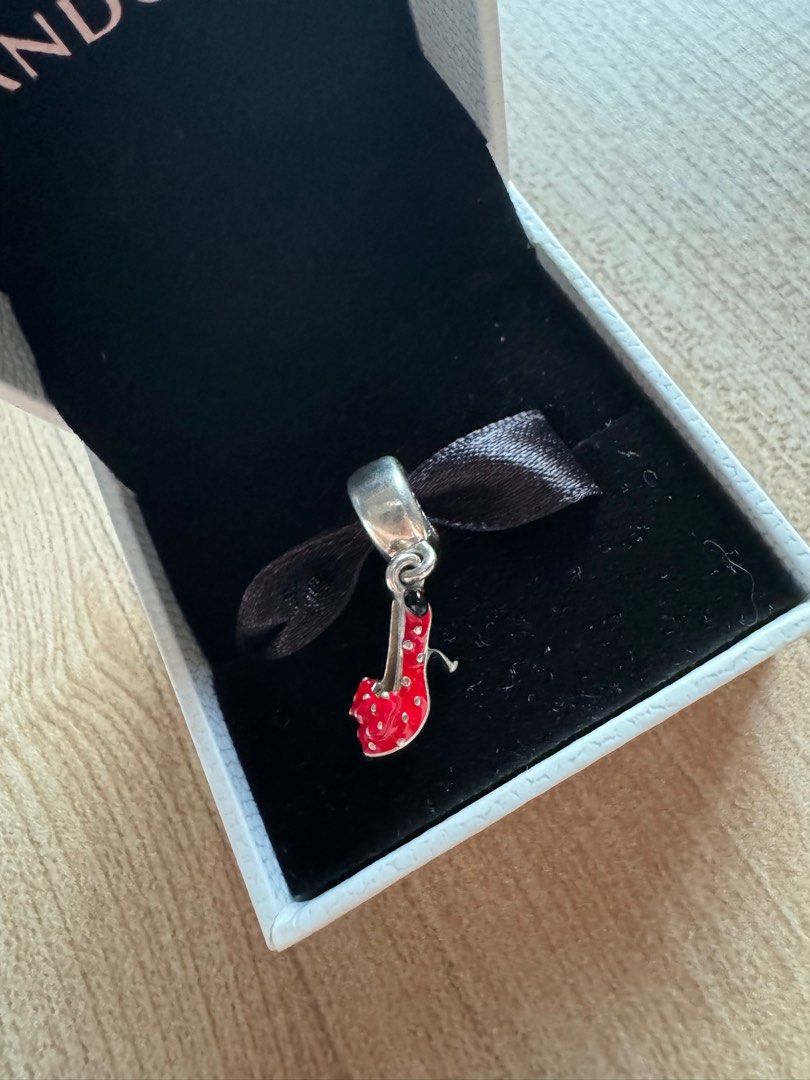 Pandora red shoe charm new arrivals