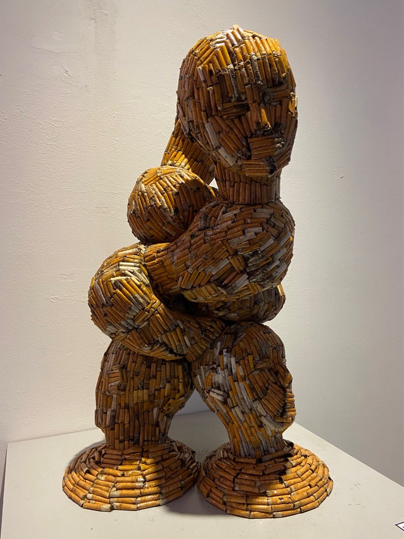 Passive Smokers' Cigarette butts Sculpture, Hobbies & Toys, Stationery &  Craft, Art & Prints on Carousell