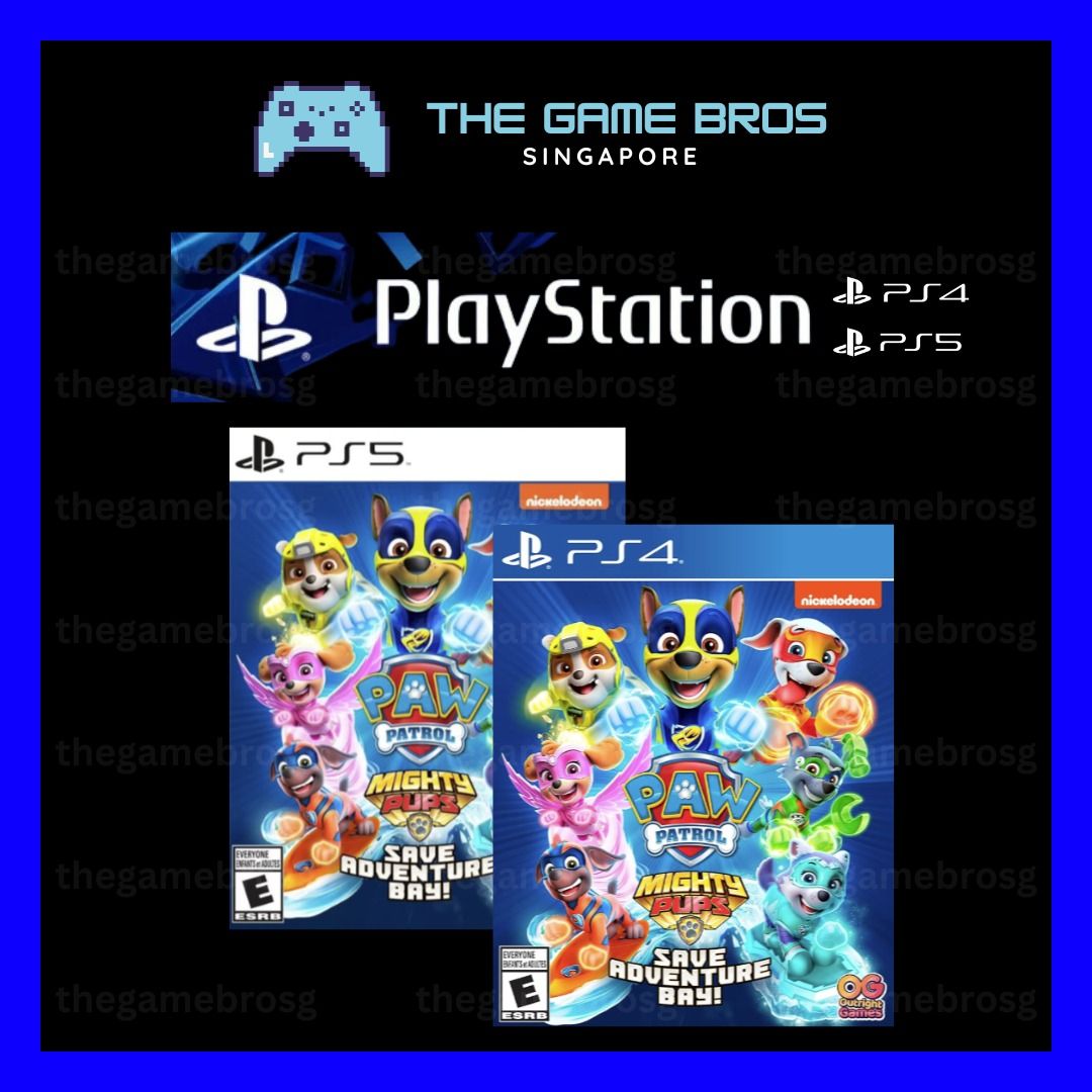 PAW Patrol Mighty Pups Save Adventure Bay PS4 PS5 Playstation Digital Download Games Video Gaming Video Games PlayStation on Carousell