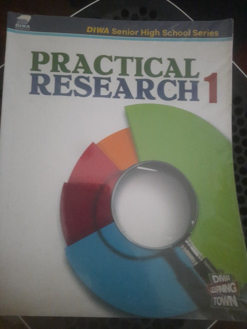 Practical Research 1 (Category: Textbooks) located in Quezon City. Submitted by mmamma.mi.a. (Listing ID 1319578441, Image 1). Description: Diwa Senior High School Series author Ruel.Atendido Avilla gcash payment.