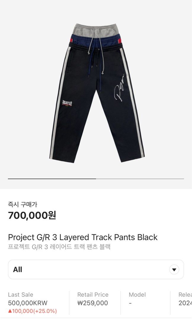 project G/R プロジェクトジーアール レイヤードパンツ PROJECT G/R 3