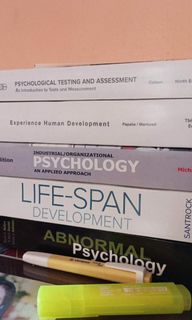 PSYCHOLOGY BOOKS, Hobbies & Toys, Books & Magazines, Textbooks on Carousell