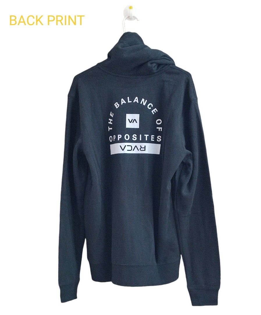 RVCA Cage Hoodie Black Men s Fashion Tops Sets Hoodies on Carousell