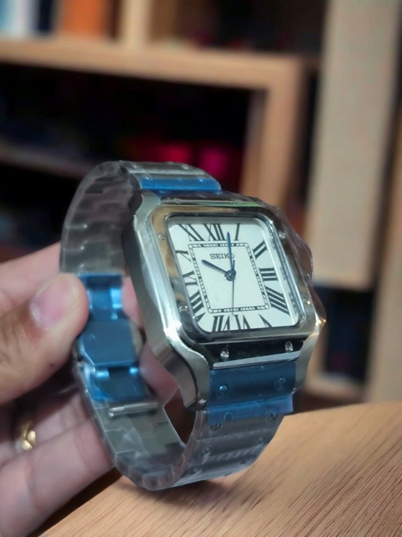Cartier Santos 38mm Men s Fashion Watches Accessories Watches on Carousell