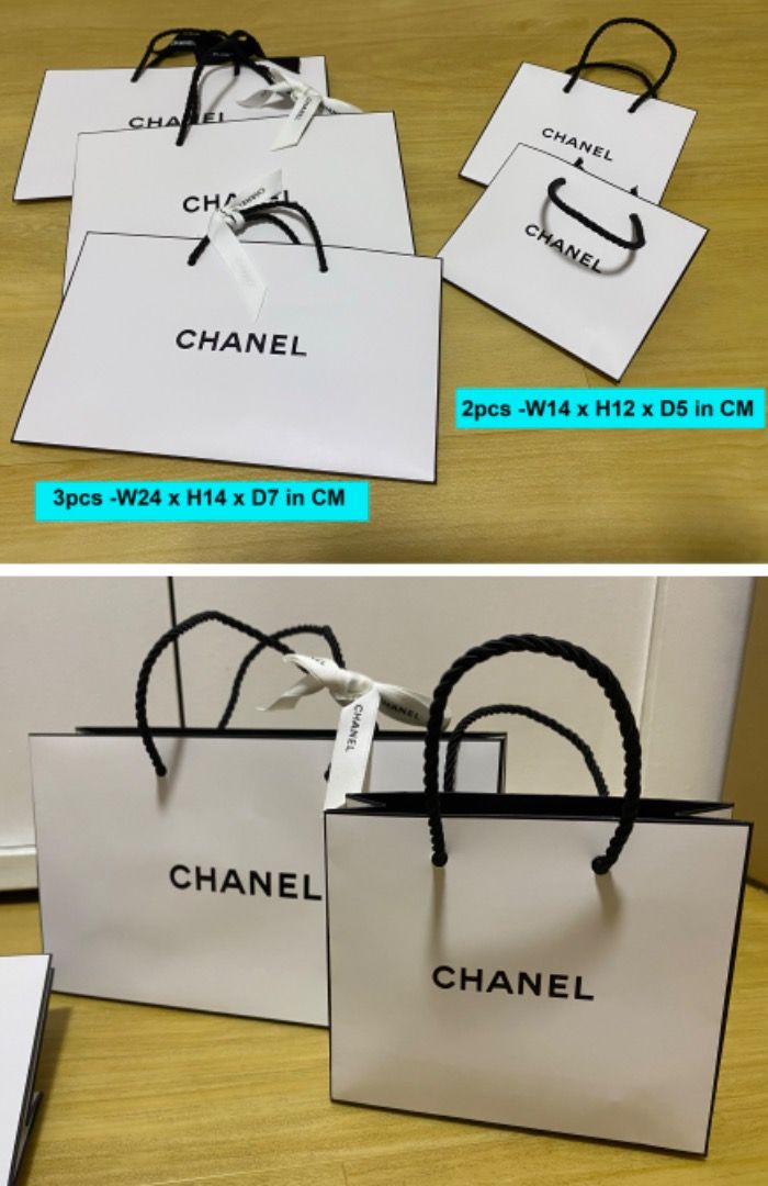 Chanel carrier bag top