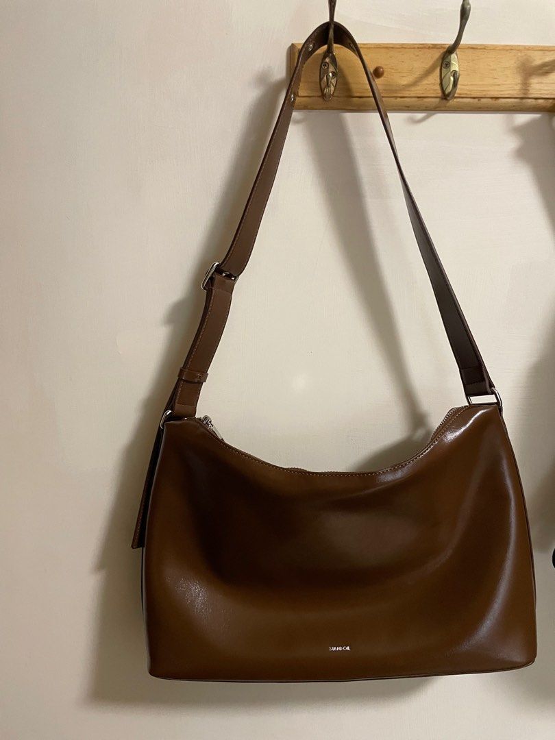 Stand Oil Odd Bag Brown 咖啡棕, 她的時尚, 包包、錢包, 肩背