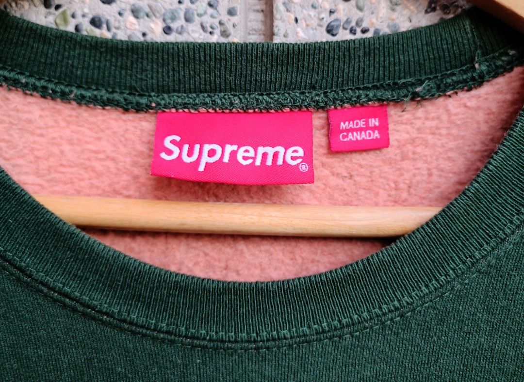 Supreme contrast crewneck hot sale