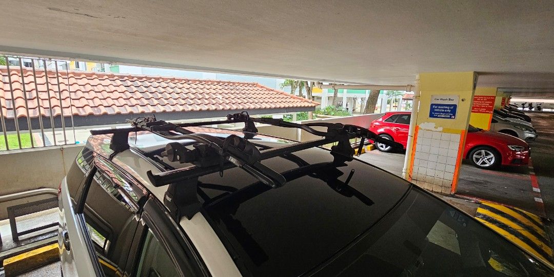 Thule Bike Rack for Toyota Wish Gen2 Car Accessories Accessories on Carousell