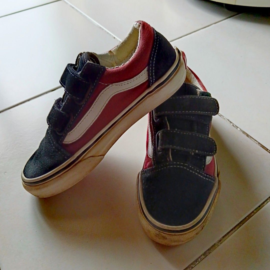 Burgundy vans for toddlers online