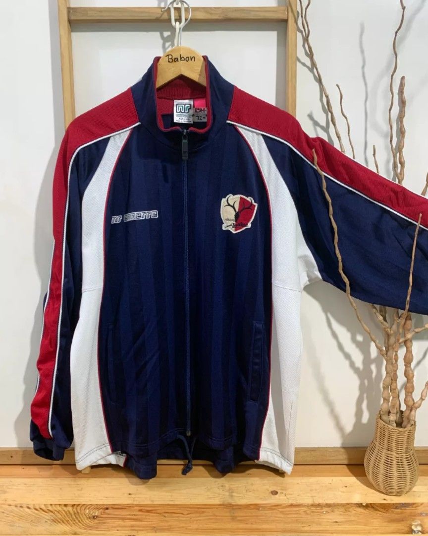 Vintage Ennerre NR Kashima Antlers Track Jacket, Fesyen Pria