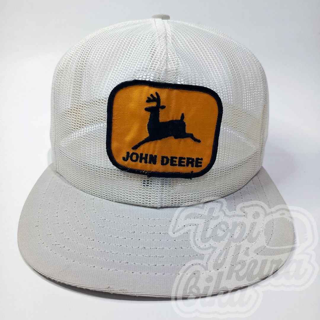 VINTAGE LOUISVILLE JOHN DEERE K PRODUCTS HAT CAP FULL MESH