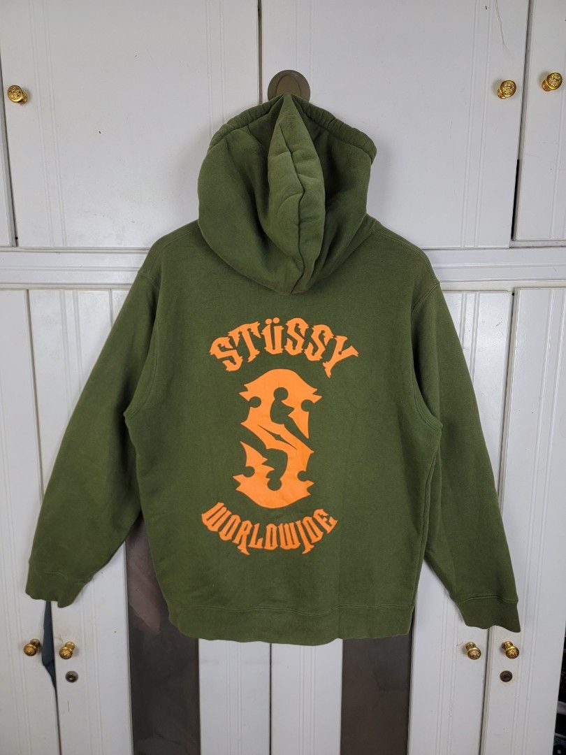 Stussy worldwide hoodie on sale
