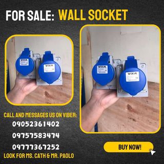 Wall socket, Commercial & Industrial, Industrial Equipment on Carousell