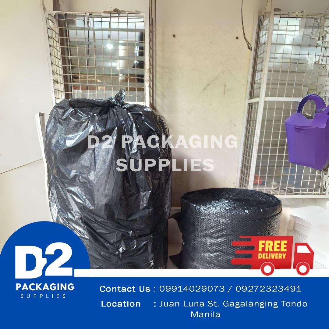[WHOLESALE] BUBBLE WRAP (Category: Craft Supplies & Tools) located in Caloocan City. Submitted by x311ntt0s12e21 (Listing ID 1319552905, Image 2). Description: BUBBLE WRAP Size : CLEAR 20"x100 (HALF) BLACK 20"x100 (HALF) CLEAR 40"x100 (WHOLE) BLACK 40"x100 (WHOLE) 🎉 More discount for 5 rolls and up 🎉 We also sell retail (by piece) ⏰ Don't Wait! Order Now and Save Big! 🛒.