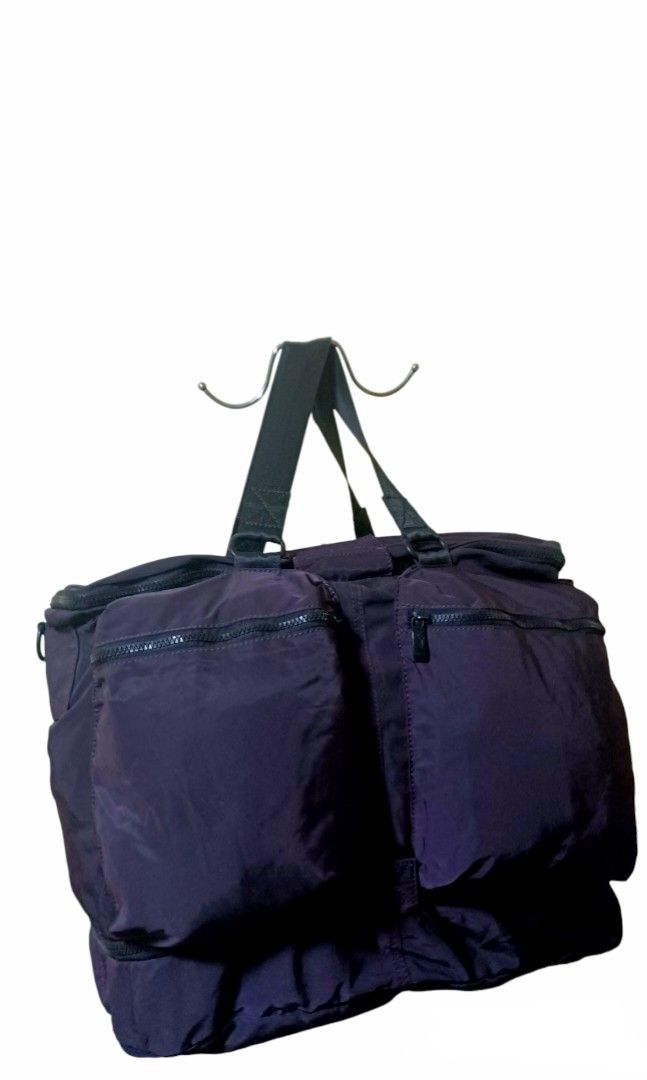 💜💕Y's Mandarina Yohji Yamamoto Travel Bag (Category: Luxury Bags & Wallets) located in Quezon City. Submitted by wheremyheart_is (Listing ID 1319567592, Image 1). Description: <item is available as long as posted> auth-orig.,very rare hard to come by collector must own piece, Collaboration of Y's by Yohji Yamamoto's famous line with Mandarina Duck,*well-loved con.,sign of usage, partly visible faded label & missing sling hence selling low, trav