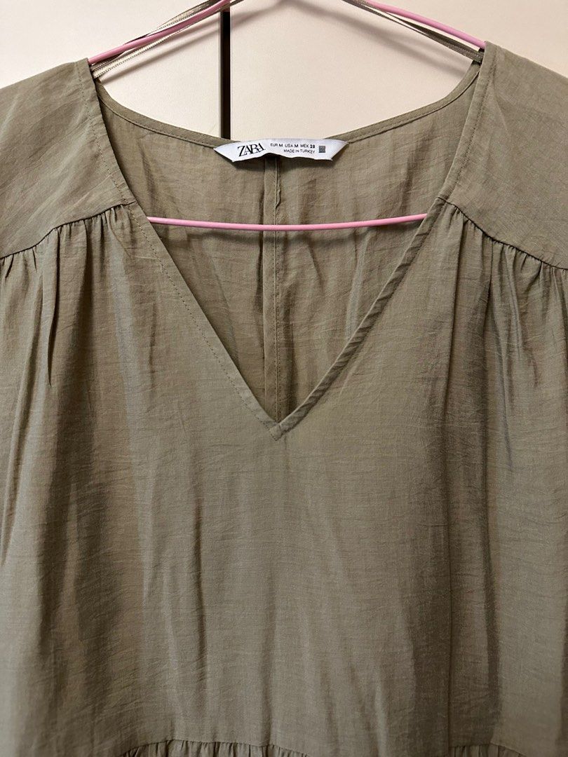 green emerald velvet dress Girls: Come For It Olive Green Toile Babydoll Dress  Shop the Mint