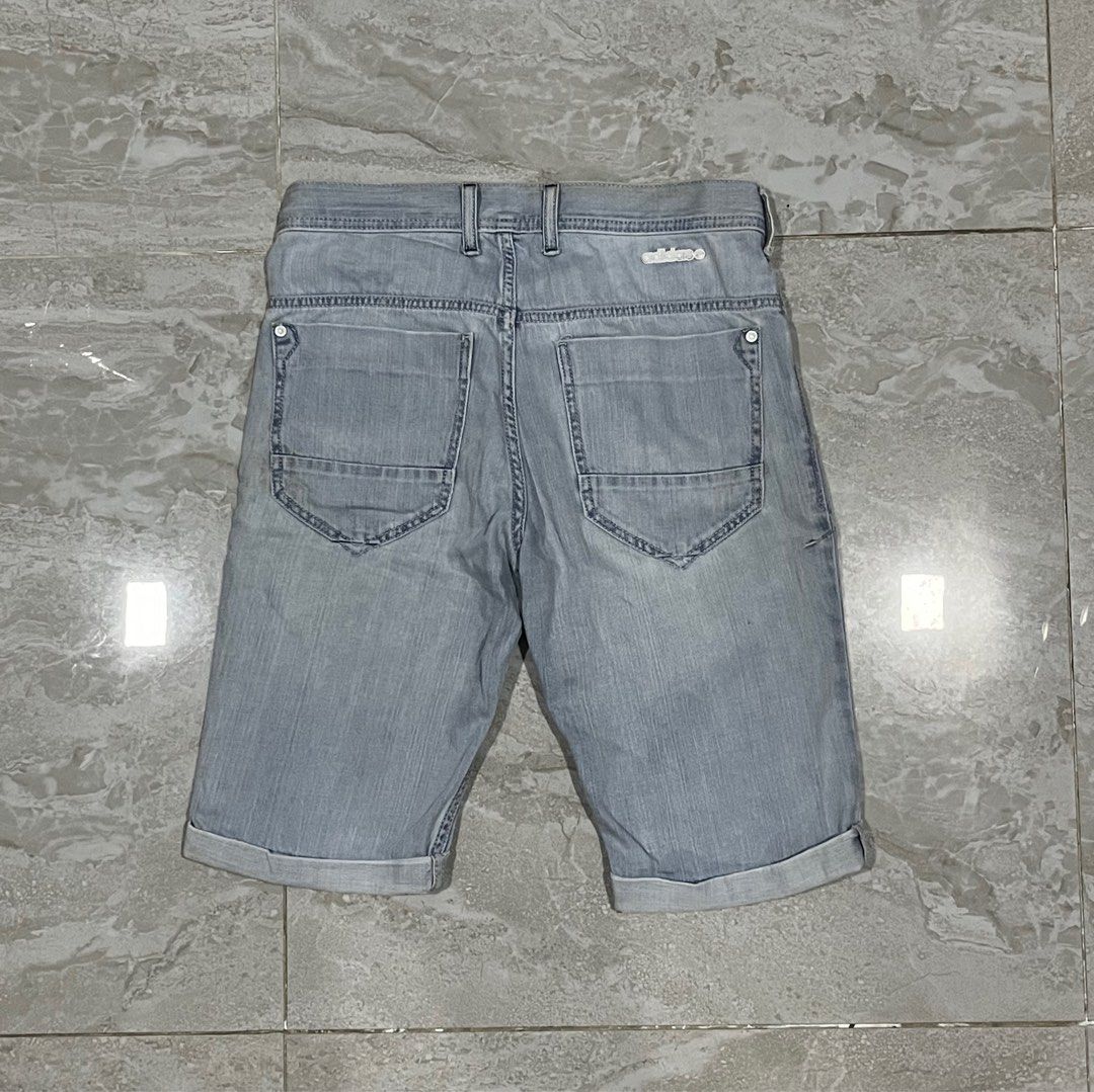 Adidas neo denim shorts on sale