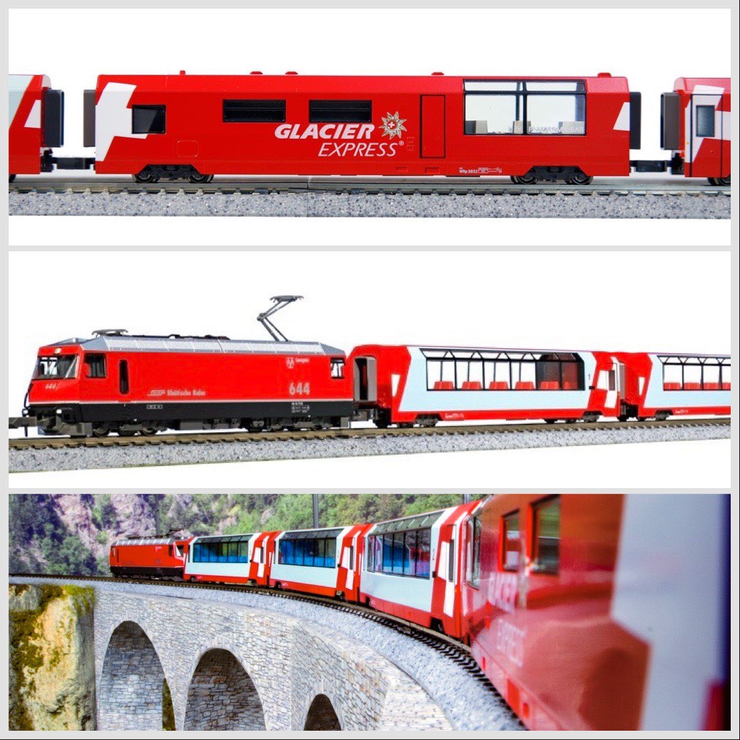 KATO アルプスの氷河特急(10-1145+10-1146) KATO 10-1145, 10-1146 アルプスの氷河特急 アルプスの氷河特急