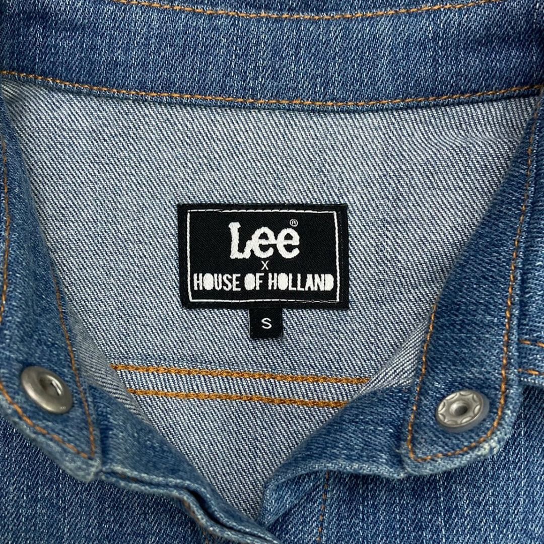 稀有品] Lee x House of Holland 荷蘭屋太空人萬針刺繡女生單寧襯衫牛仔外套S號, 她的時尚, 上衣, 襯衫在旋轉拍賣
