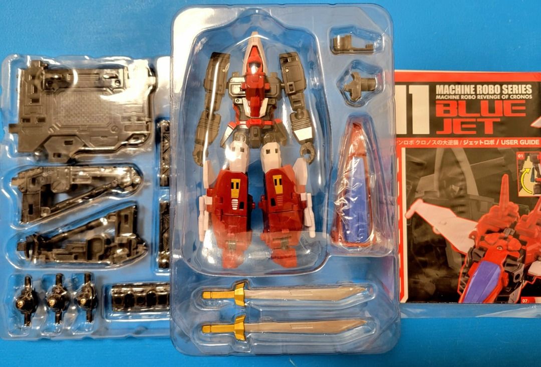 Action Toys 天威勇士百變雄獅Blue Jet 阿積Machine Robo Series 11