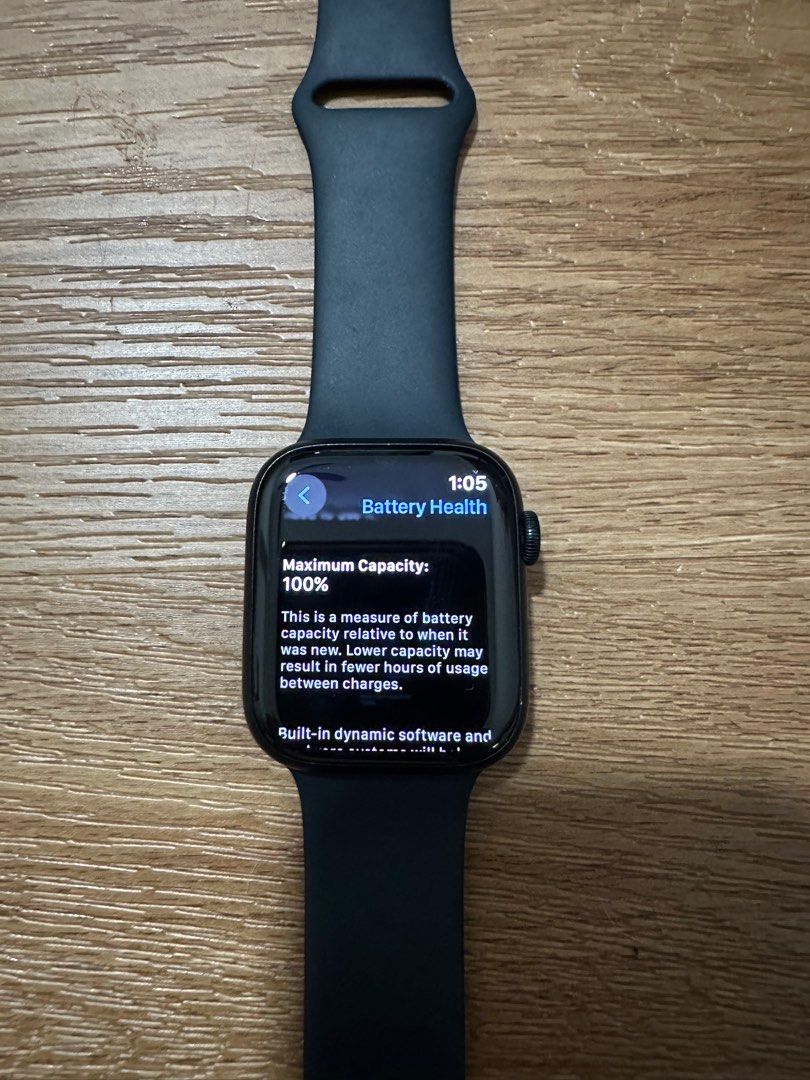 Apple Watch Series 8 45mm midnight blue Mobile Phones Gadgets Wearables Smart Watches on Carousell