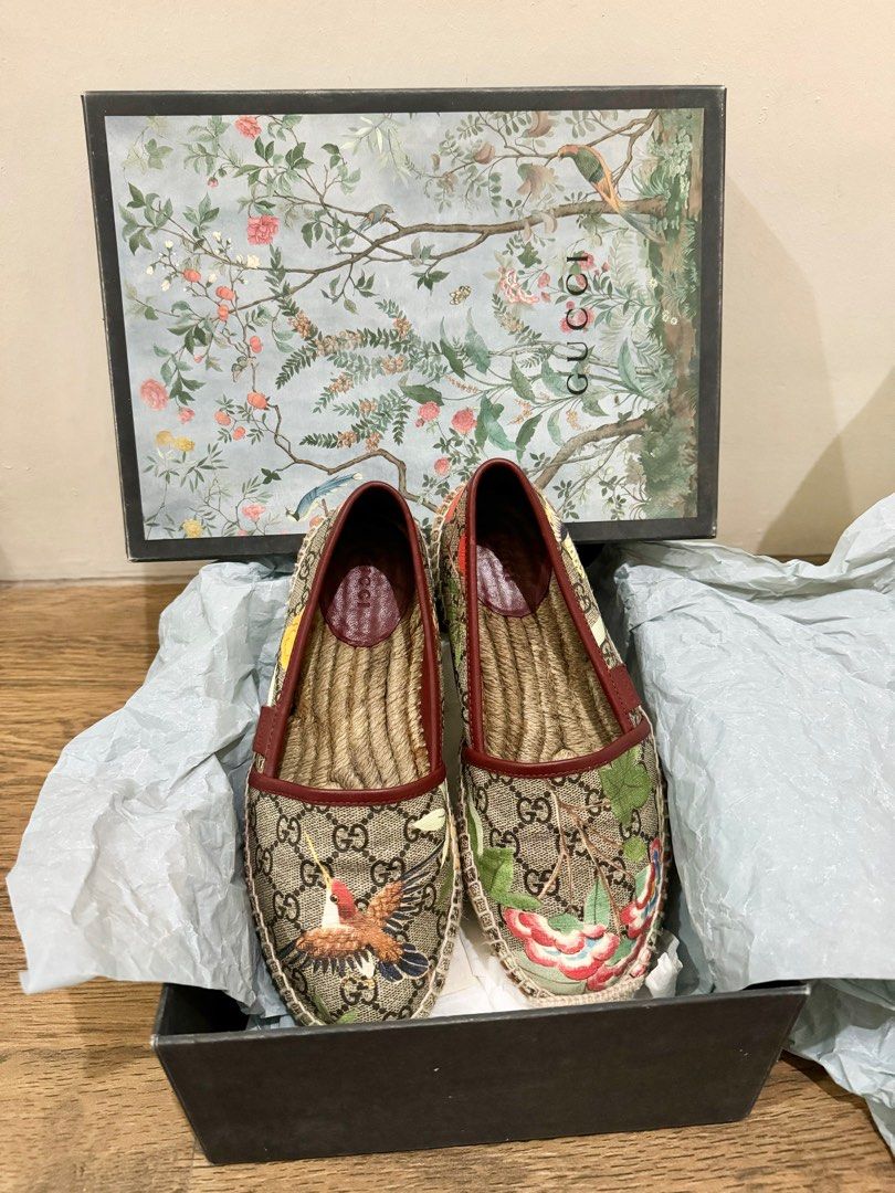 Authentic GUCCI GG Tian Espadrilles 7.5