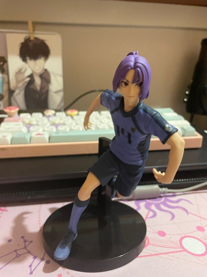Blue Lock Reo Mikage authentic Figure (Category: Figurines & Statues) located in Caloocan City. Submitted by vorenoah (Listing ID 1319873947, Image 1). Description: 🩵BIB- box in good condition 🩵No issues, only used for display. Can ask for videos.