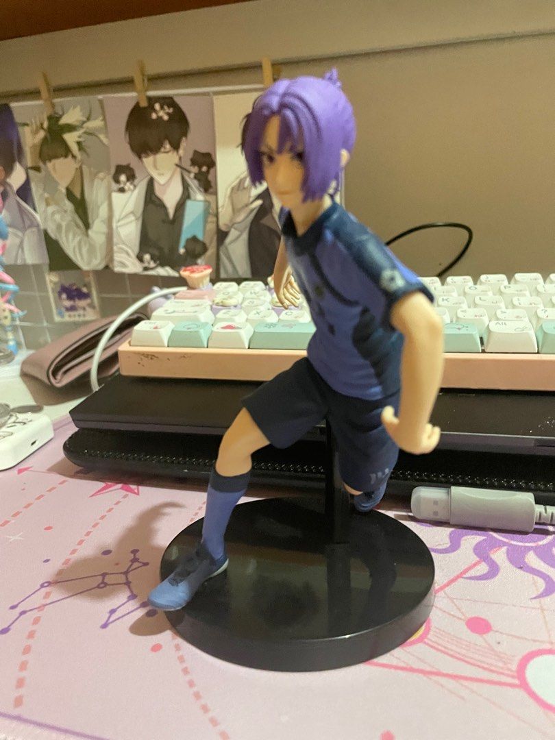 Blue Lock Reo Mikage authentic Figure (Category: Figurines & Statues) located in Caloocan City. Submitted by vorenoah (Listing ID 1319873947, Image 2). Description: 🩵BIB- box in good condition 🩵No issues, only used for display. Can ask for videos.