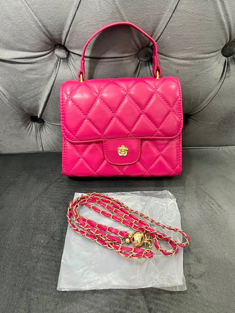 Fushia pink bag hot sale