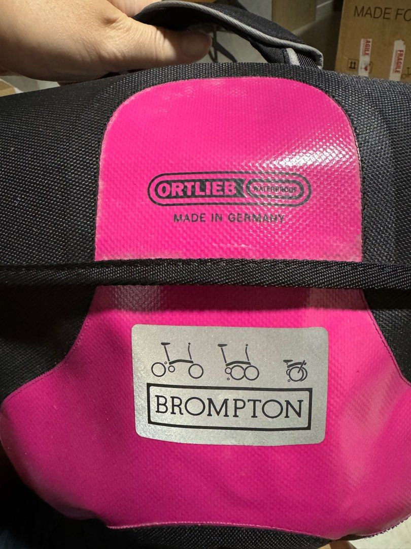 Brompton Mini O Bag (Hot pink), Hobbies Toys, Memorabilia