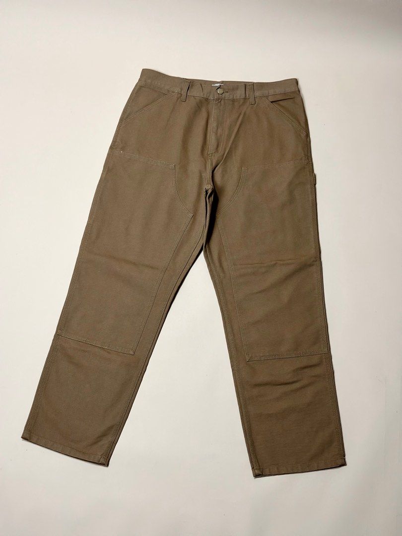 Carhartt WIP Double Knee Pants Men s Fashion Bottoms Jeans on Carousell