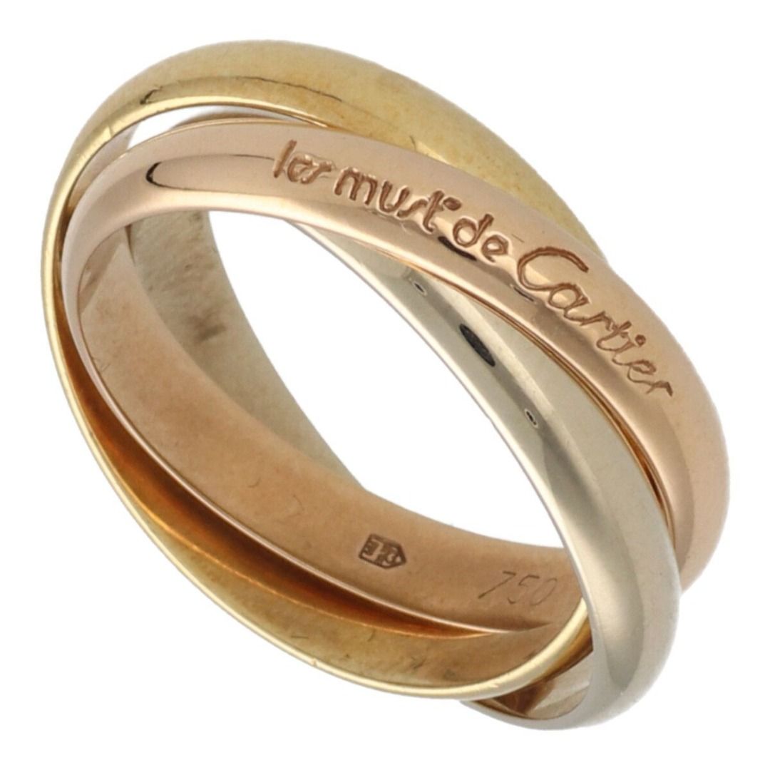 Cartier Classic Trinity Ring 58 K18 YG PG WG Yellow Gold Pink Gold White Gold 3 Row Ring Men s Fashion Watches Accessories Jewelry on Carousell