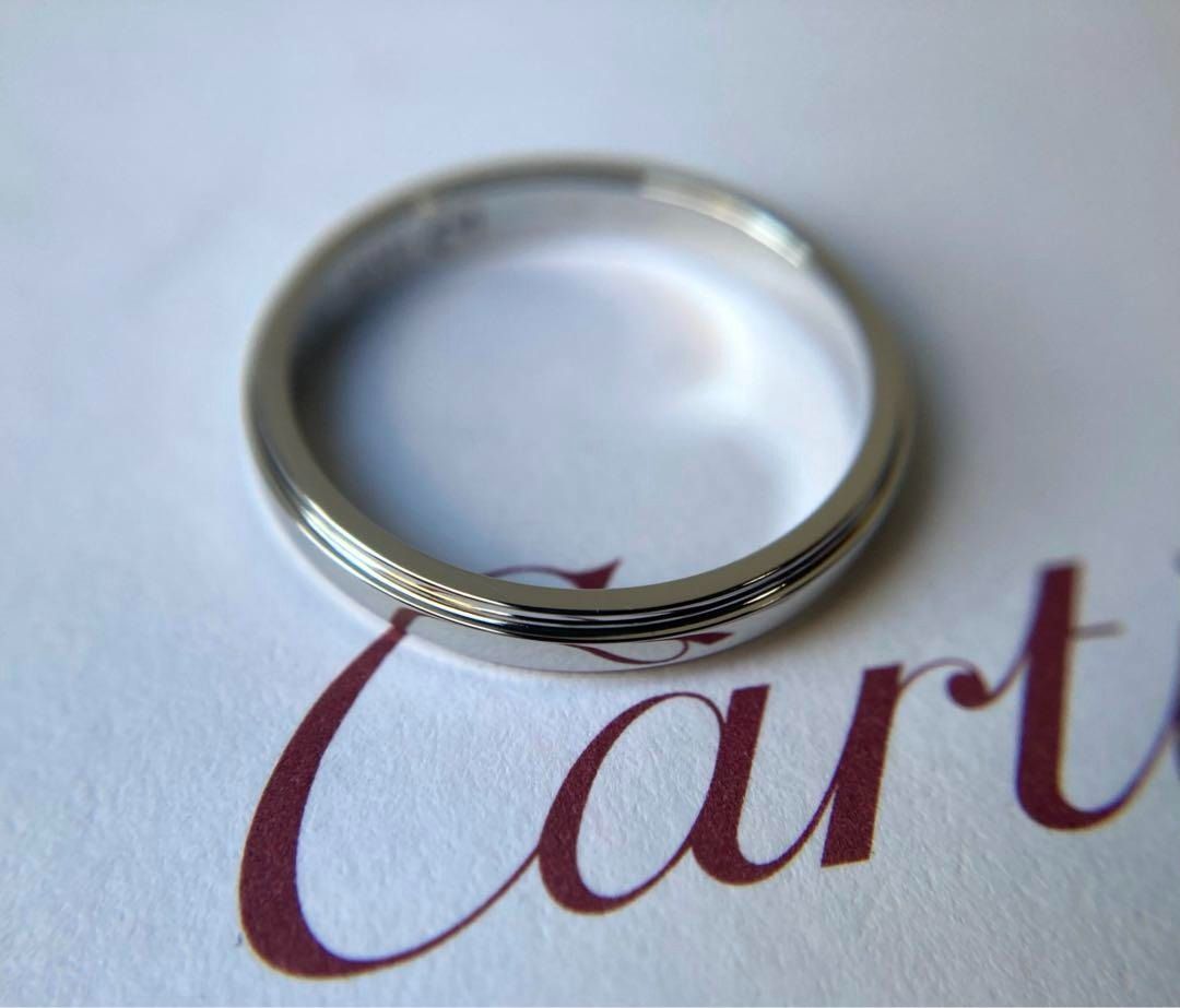 Cartier D Amour wedding band size 9 platinum ring PT950 Women s Fashion Jewelry Organizers Rings on Carousell