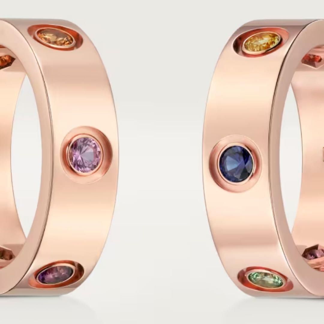 Cartier multicolor ring cheap