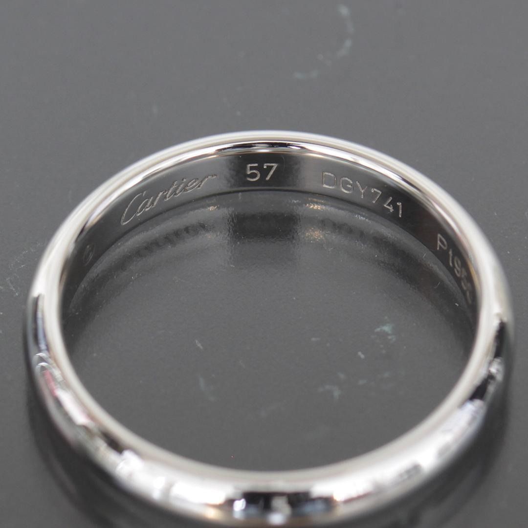Cartier Men s Ring Size 16.5 57 Width 3.5mm PT950 6.5g Men s Fashion Watches Accessories Jewelry on Carousell