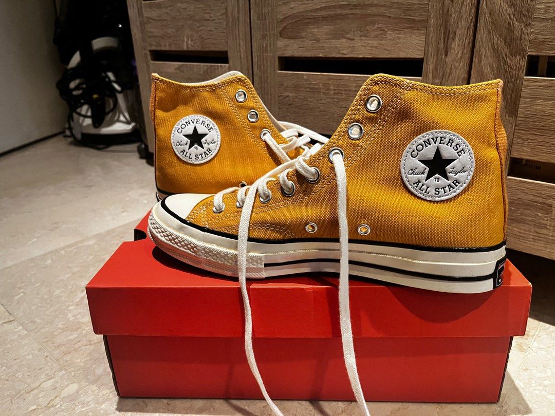 Converse Yellow High Cut