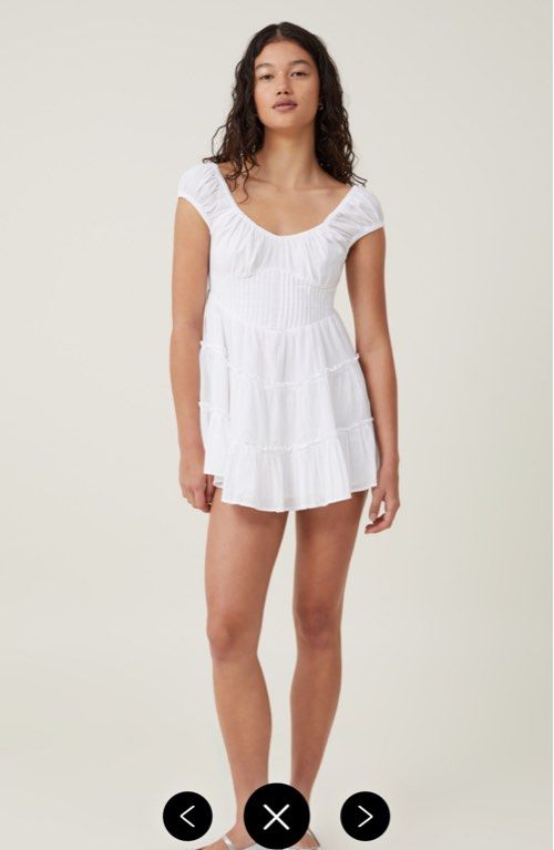 ivy corset mini dress cotton on COTTON ON WHITE OFF SHOULDER BABYDOLL DRESS IVY CORSET MINI DRESS, Women's  Fashion, Dresses & Sets, Dresses on Carousell