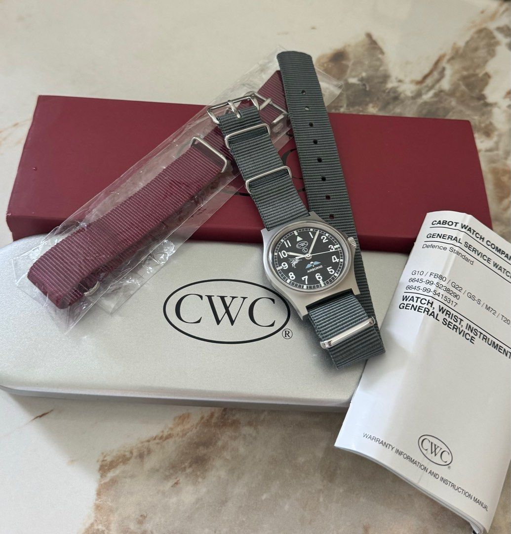 CWC Pegasus AIRBORNE G10 Watch exclusive edition, 男裝, 手錶