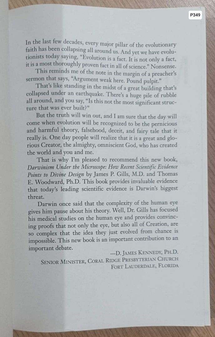 Darwinism under the Microscope (Category: Textbooks) located in Muntinlupa City. Submitted by graceandfaithbooksandmore (Listing ID 1319880925, Image 3). Description: Darwinism under the Microscope.