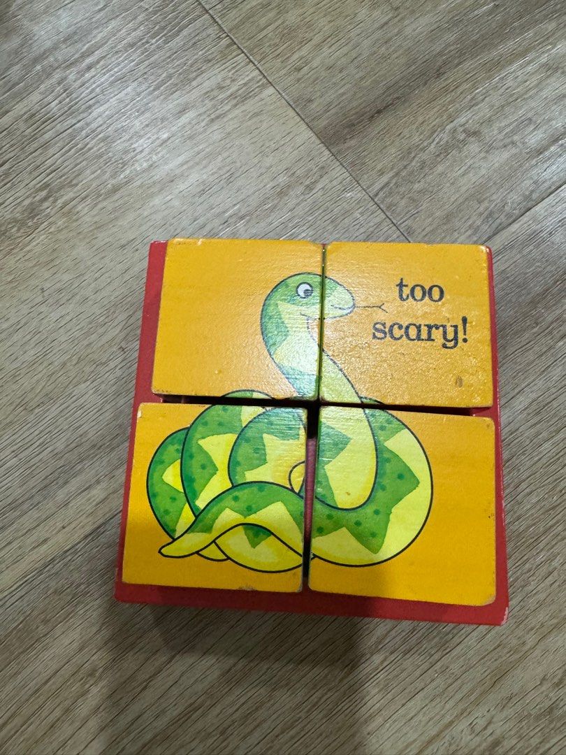 Dear Zoo Puzzle blocks with book