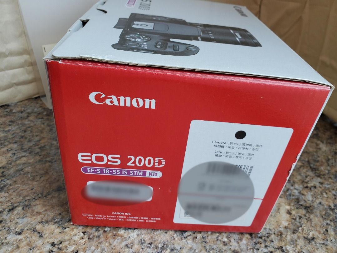 Empty Box of Canon EOS 200D 空盒 吉盒 | 超新有内層, 攝影器材, 攝影配件, 其他攝影配件 - Carousell