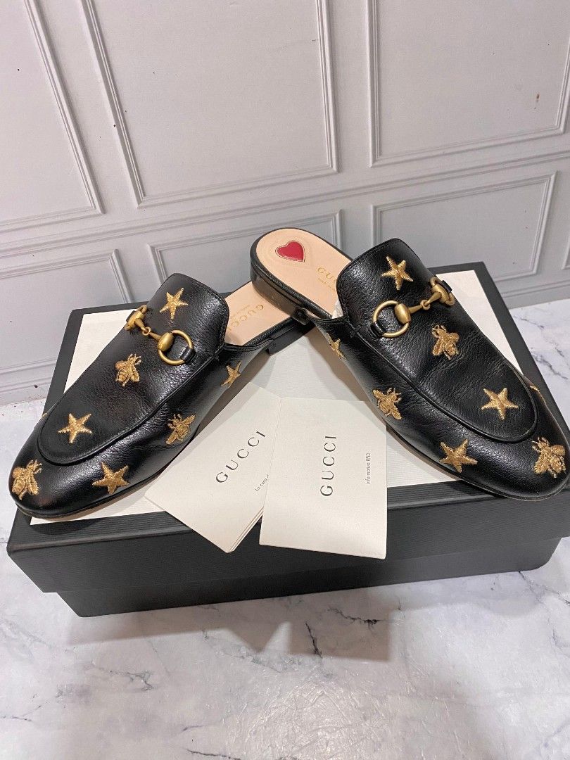 Gucci mules with bees shop