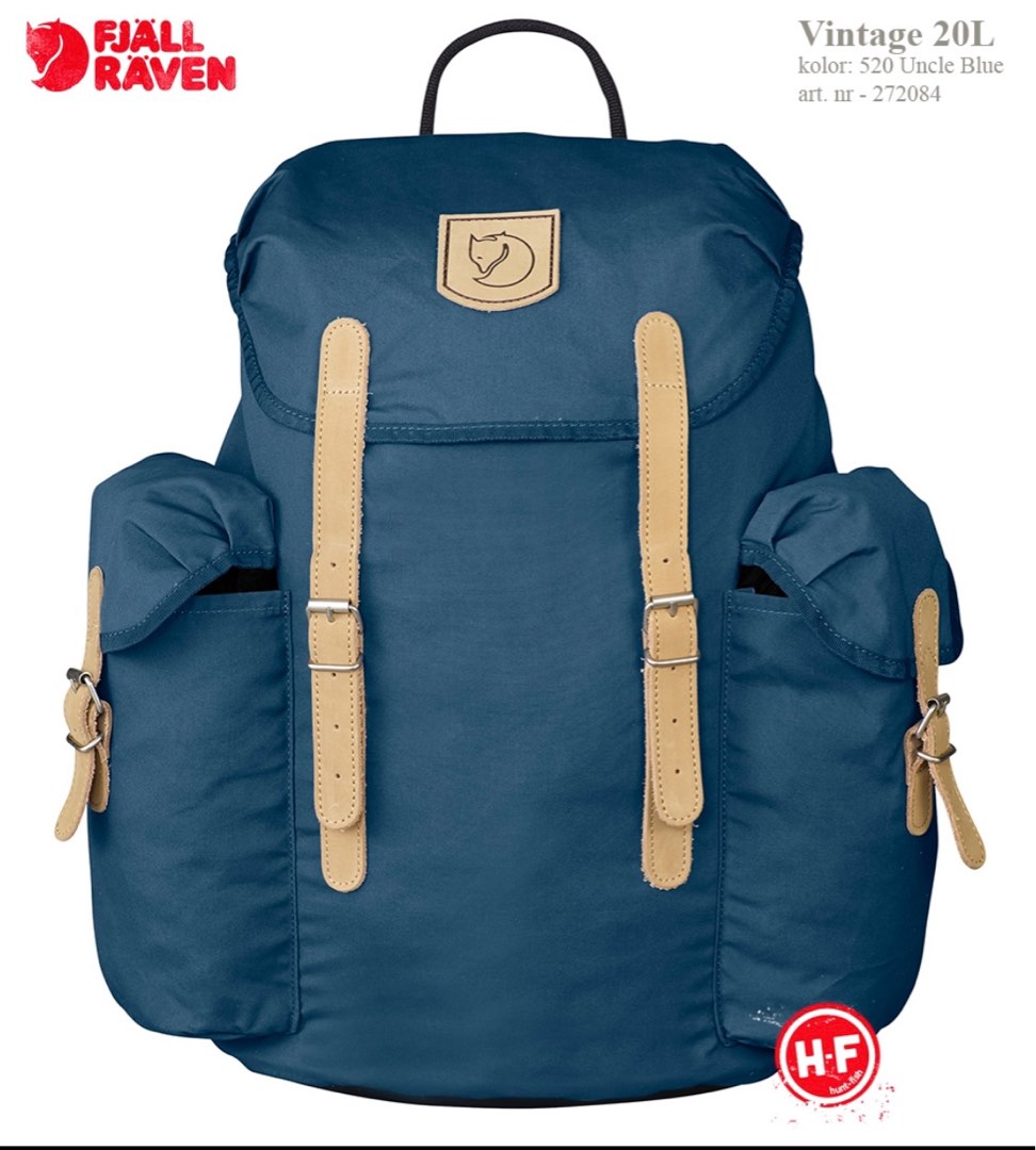 Fjallraven 20l backpack with back vent