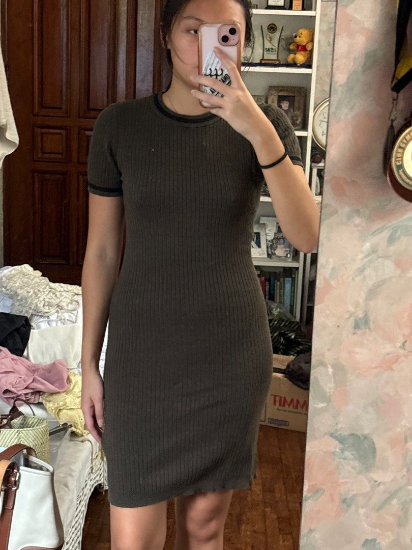 Ribbed midi dress forever 21 cheap